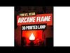Arcane Flame Lamp  3D print model_1