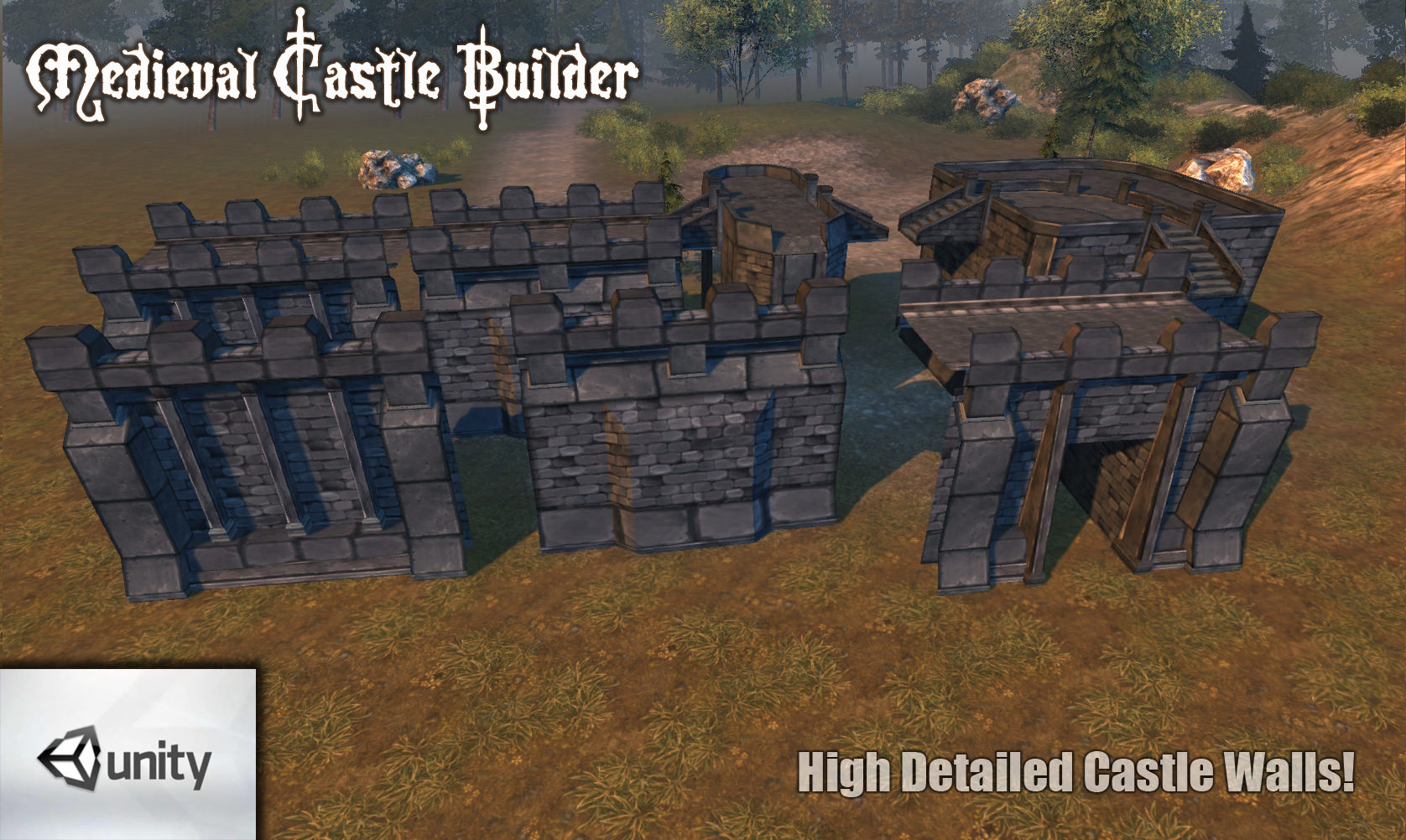 Medieval Castle Builder 1 0 Low-poly 3D model_10