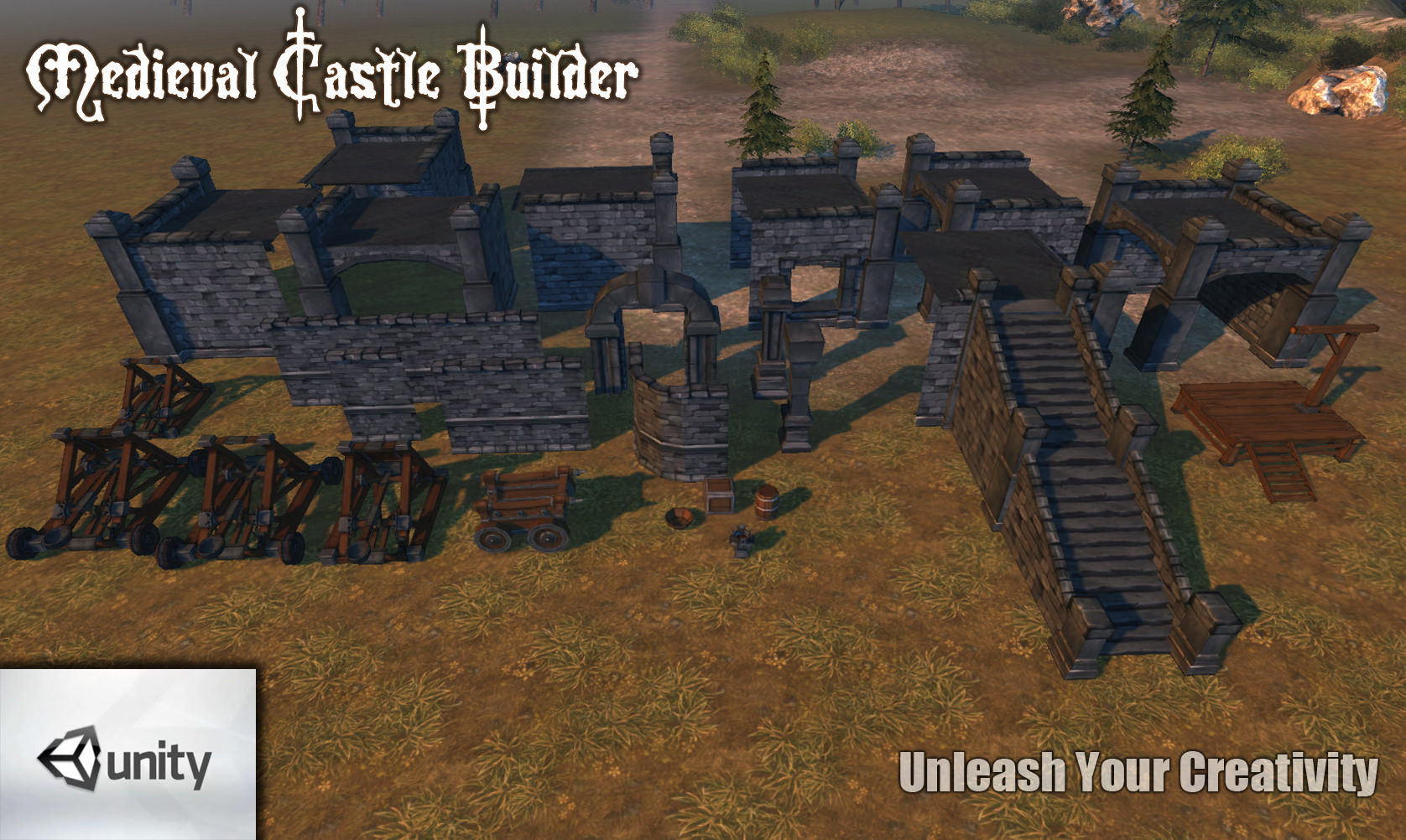Medieval Castle Builder 1 0 Low-poly 3D model_11