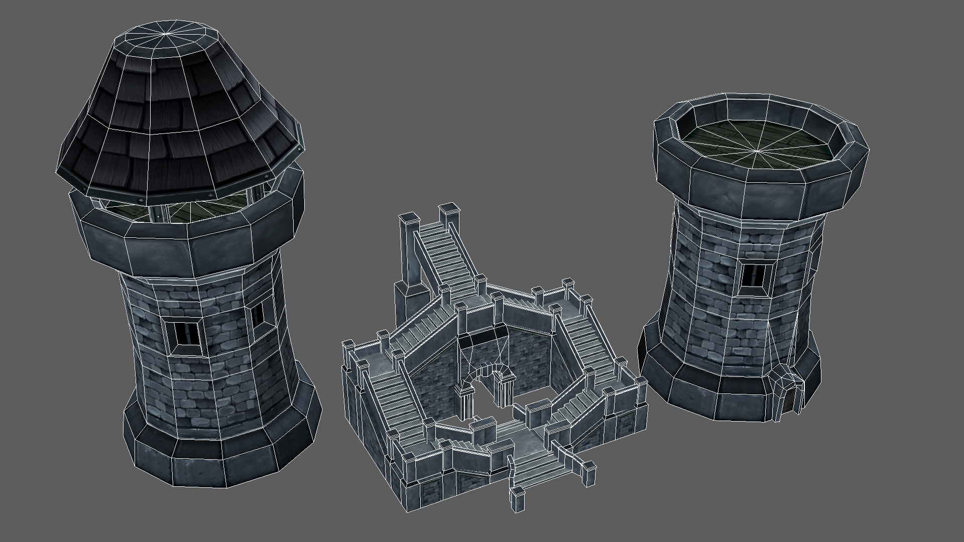 Medieval Castle Builder 1 0 Low-poly 3D model_19