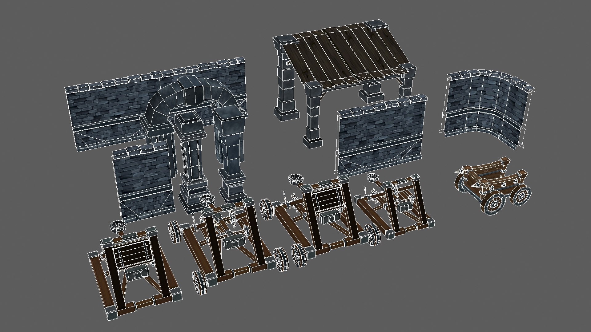 Medieval Castle Builder 1 0 Low-poly 3D model_20