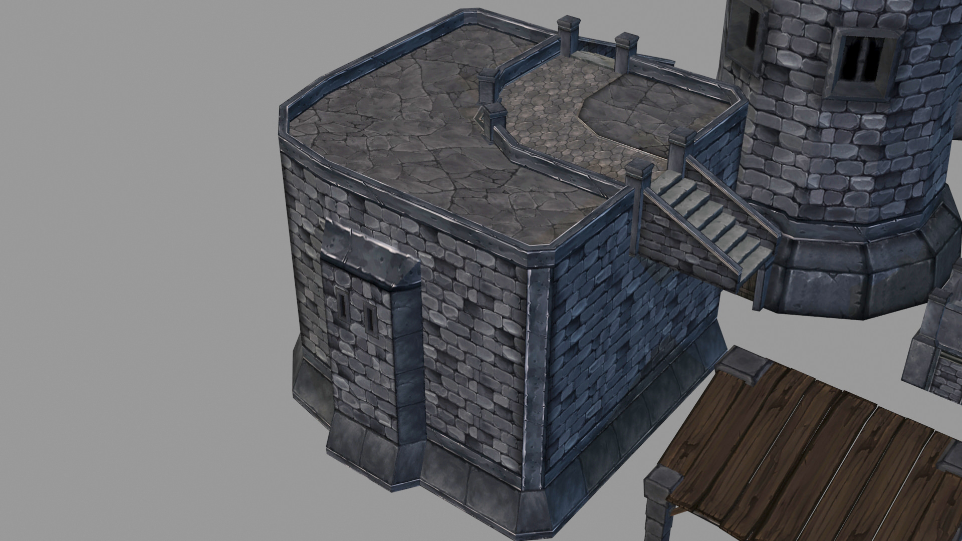 Medieval Castle Builder 1 0 Low-poly 3D model_3