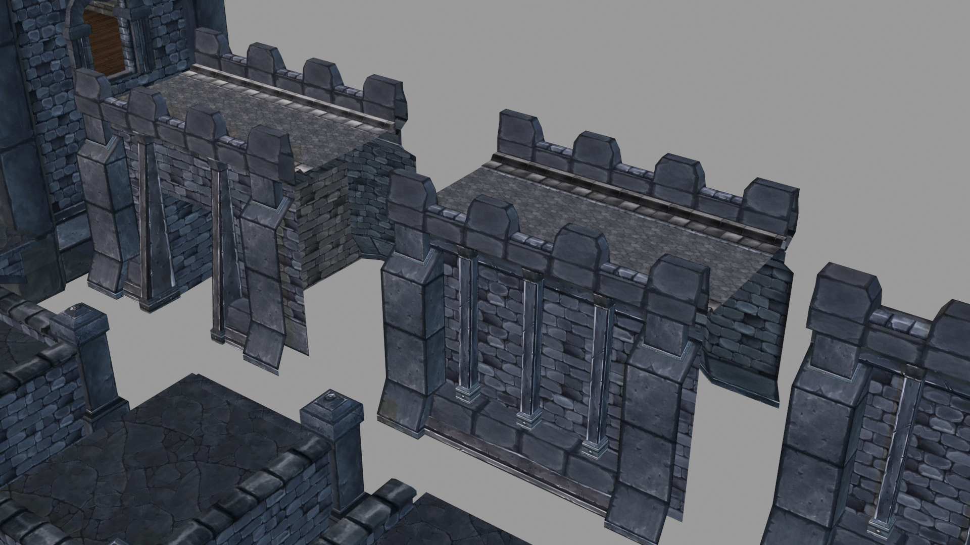 Medieval Castle Builder 1 0 Low-poly 3D model_6