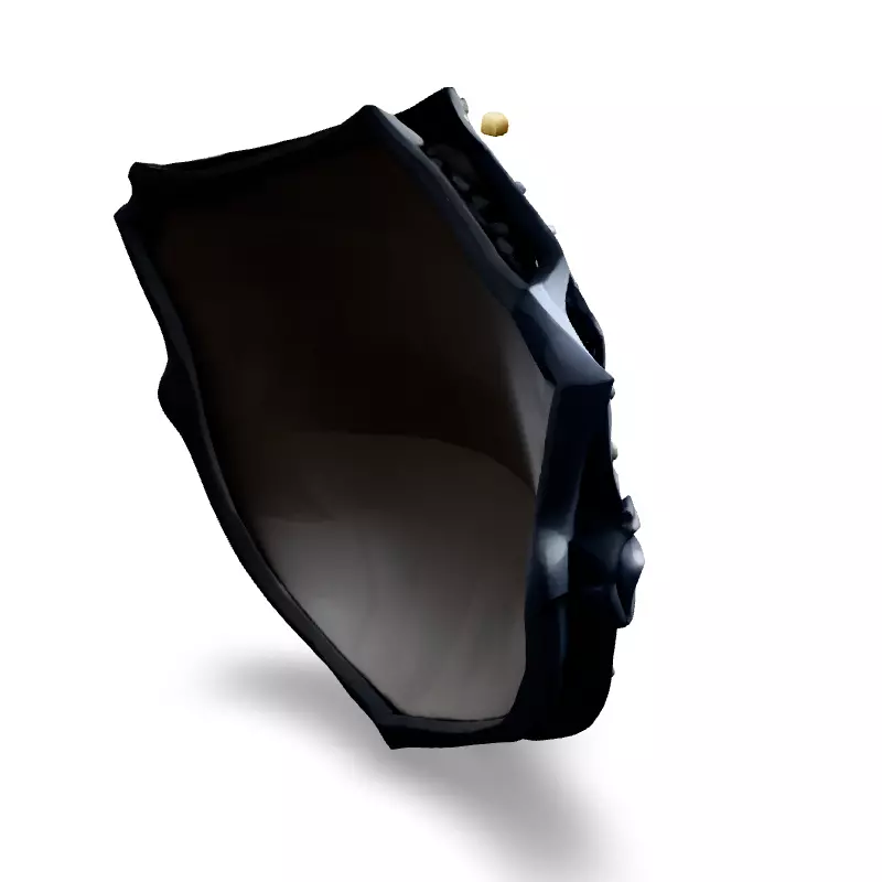 Ornate Fantasy Shield GameReady Asset Low-poly 3D model_5