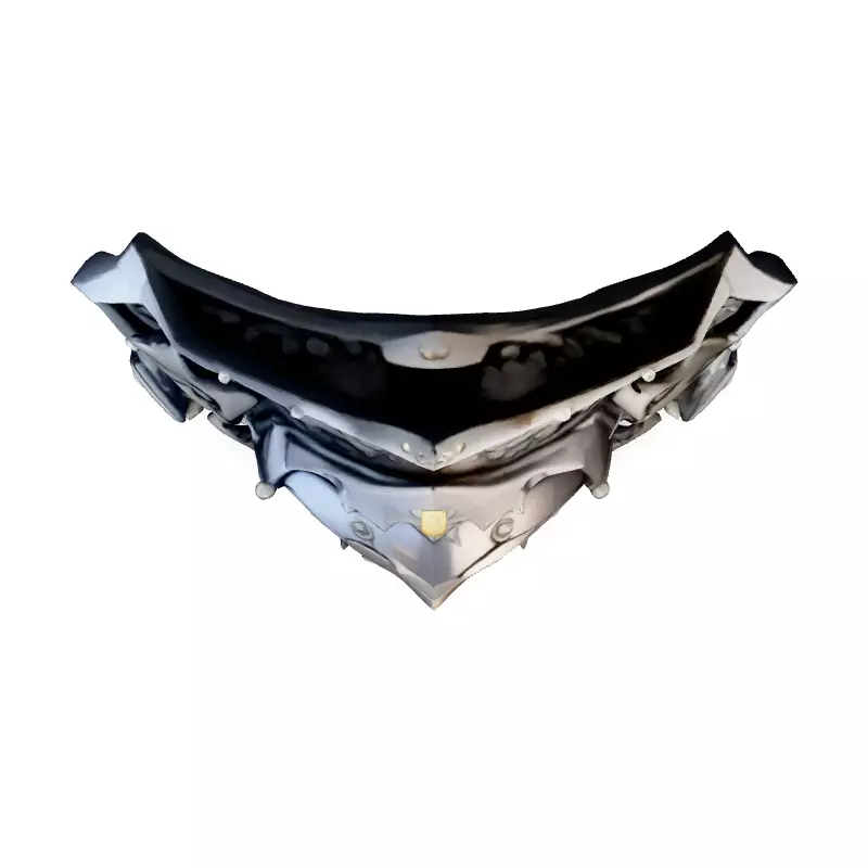 Ornate Fantasy Shield GameReady Asset Low-poly 3D model_7