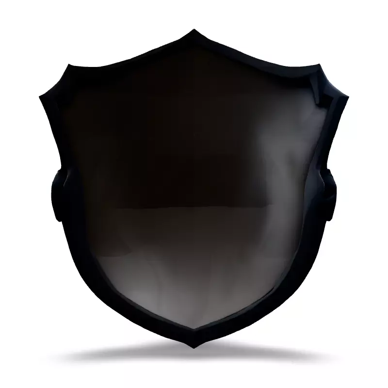 Ornate Fantasy Shield GameReady Asset Low-poly 3D model_6