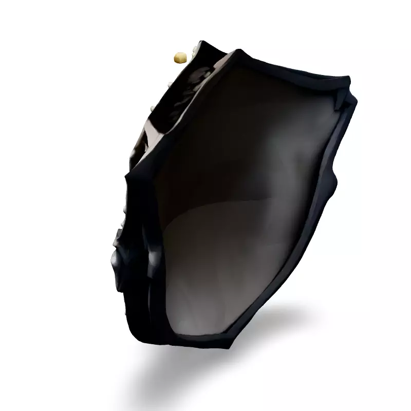 Ornate Fantasy Shield GameReady Asset Low-poly 3D model_4