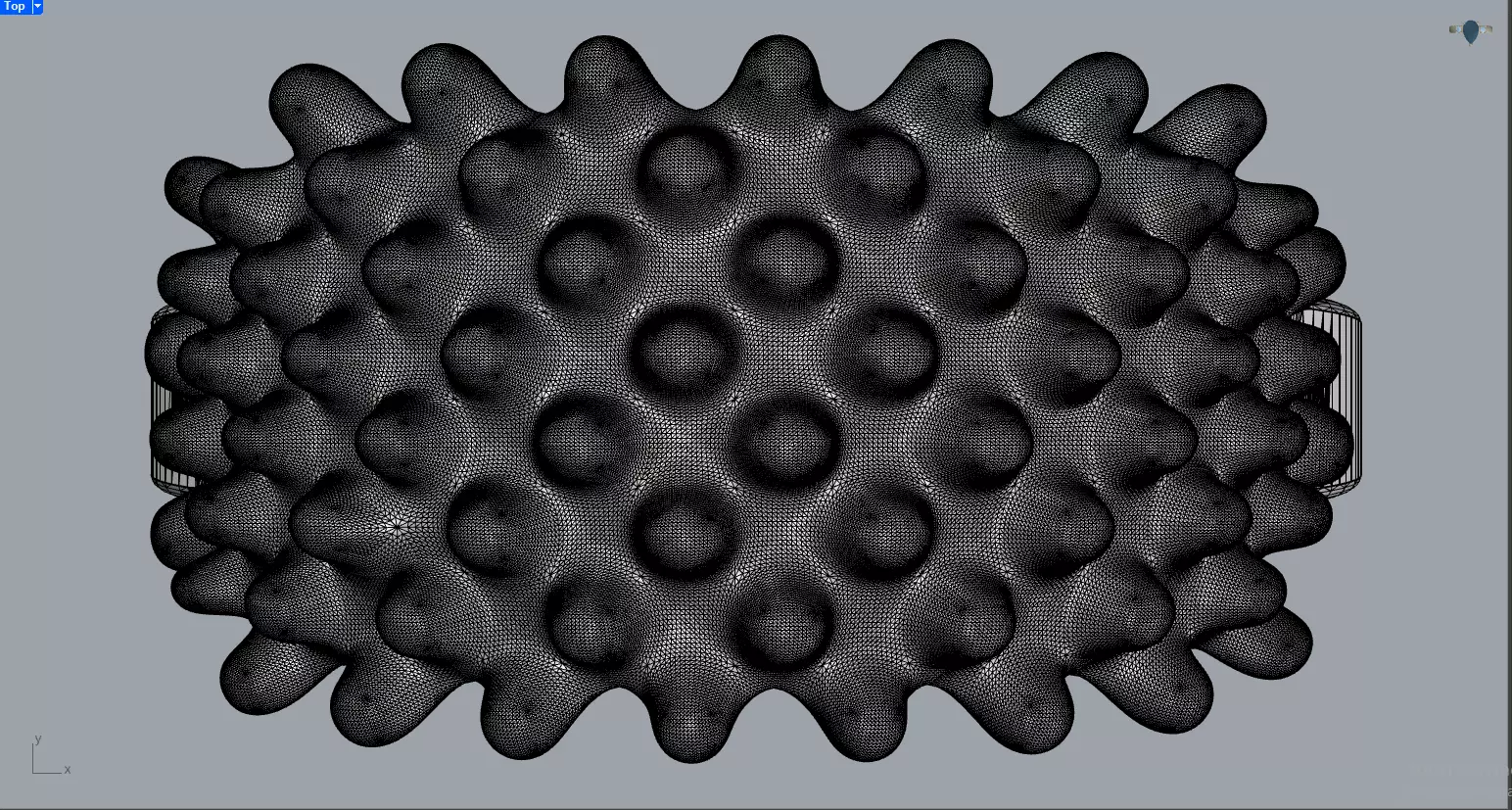 Blobs ring 3D Jewlery - Sizes 7 to 31 3D print model_10