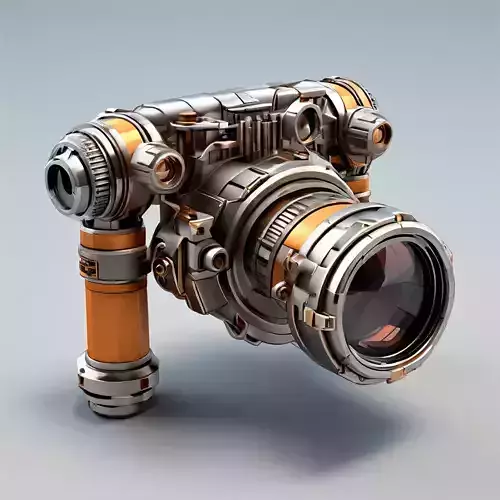 SciFi Futuristic Mechanical Camera