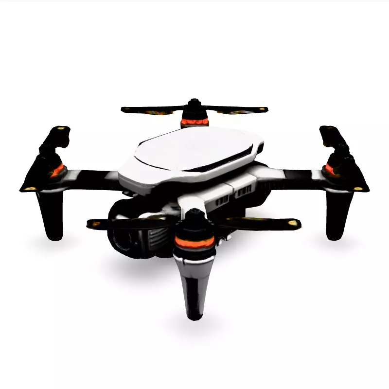 Realistic Foldable Quadcopter Drone Low-poly 3D model_1