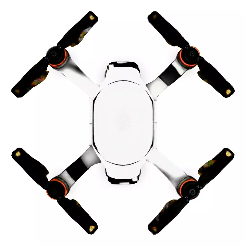 Realistic Foldable Quadcopter Drone Low-poly 3D model_7