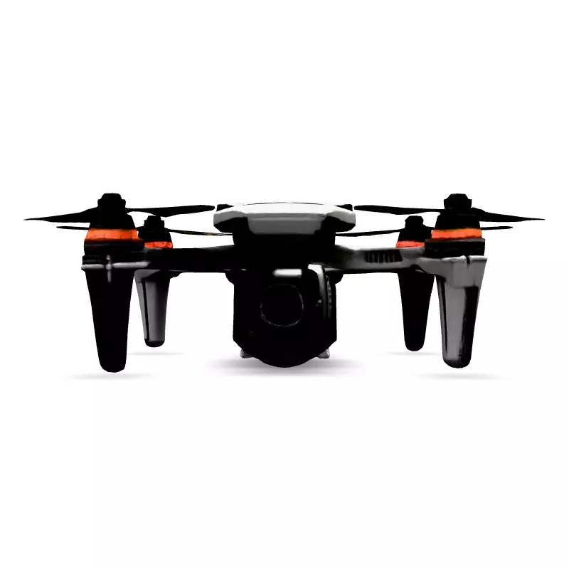 Realistic Foldable Quadcopter Drone Low-poly 3D model_3
