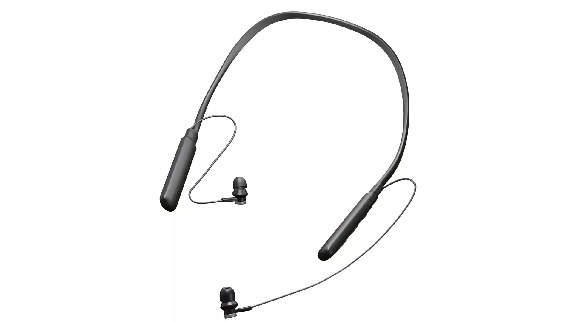 Earphone Bluetooth Asset Game Low-poly 3D model_1