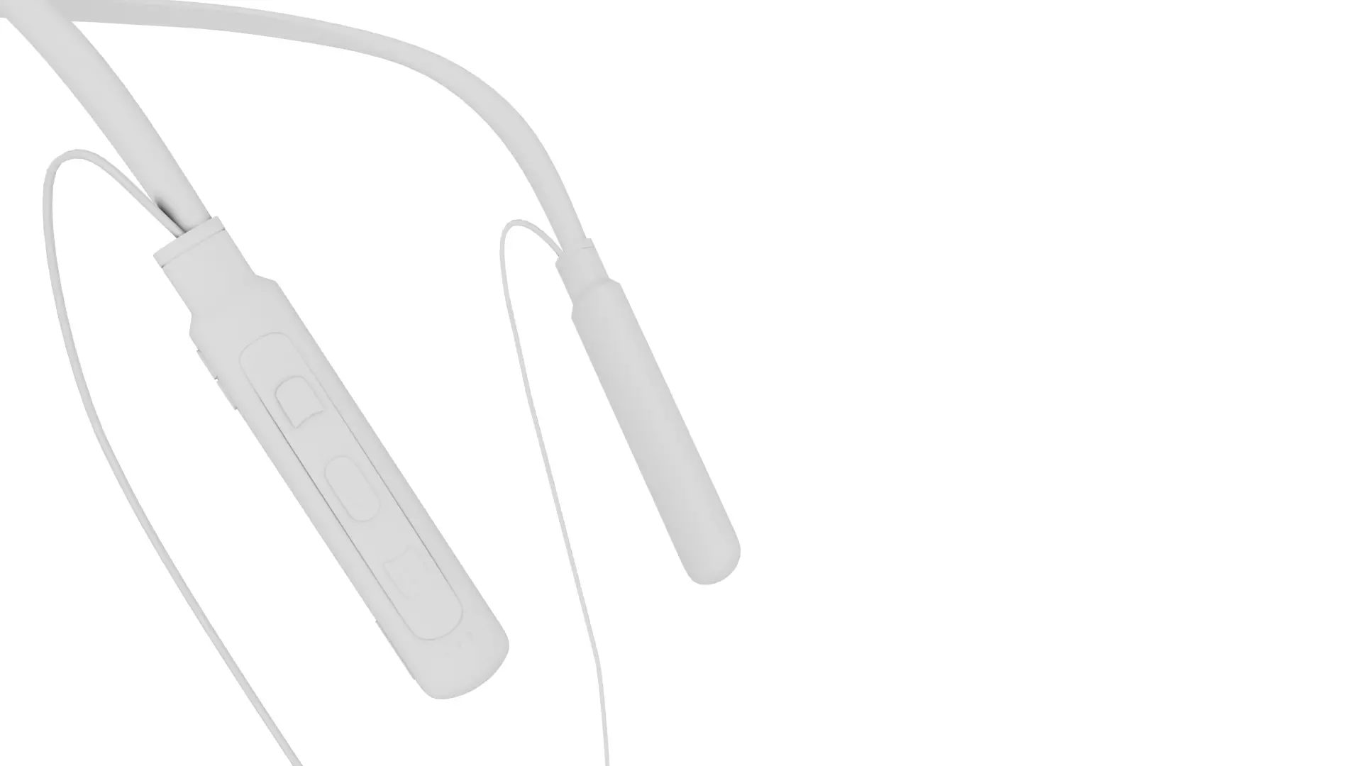 Earphone Bluetooth Asset Game Low-poly 3D model_9