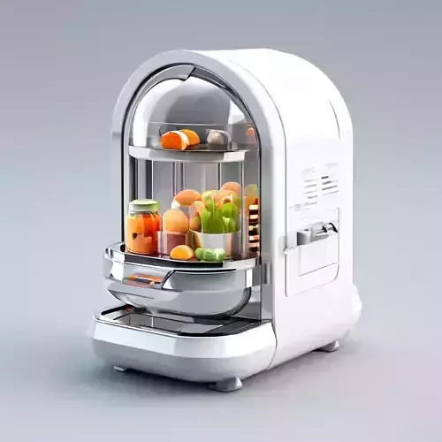 Futuristic Food Vending Machine 3D Model Low-poly 3D model Futuristic Food Vending Machine 3D Model Low-poly 3D model