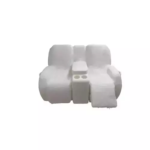 Two-Seater Recliner Chair  Digital 3D Model STL FBX OBJ 3D print model