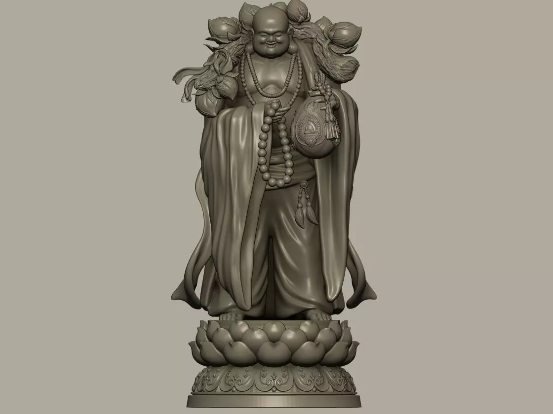 Maitreya buddha 3D print model