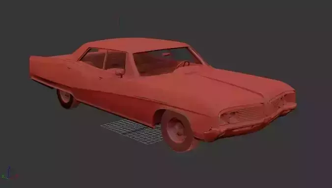 Buick Electra Mk3 225 Hardtop Sedan 1968 3D print model