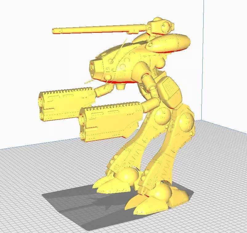 Glaug Zentradi 3D print model_10