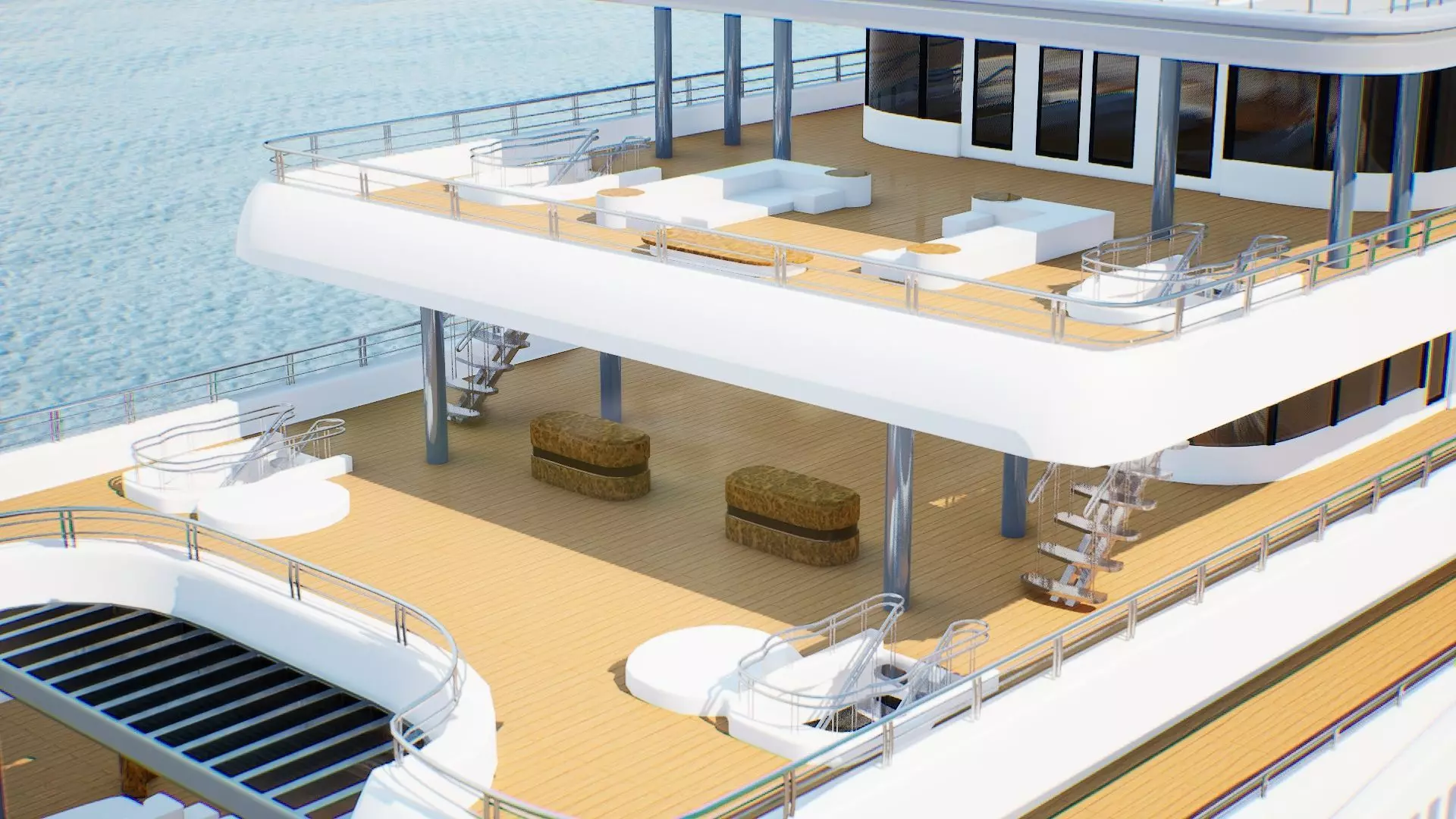 Eclipse Yacht  Ultra Realistic Low-poly 3D model_5