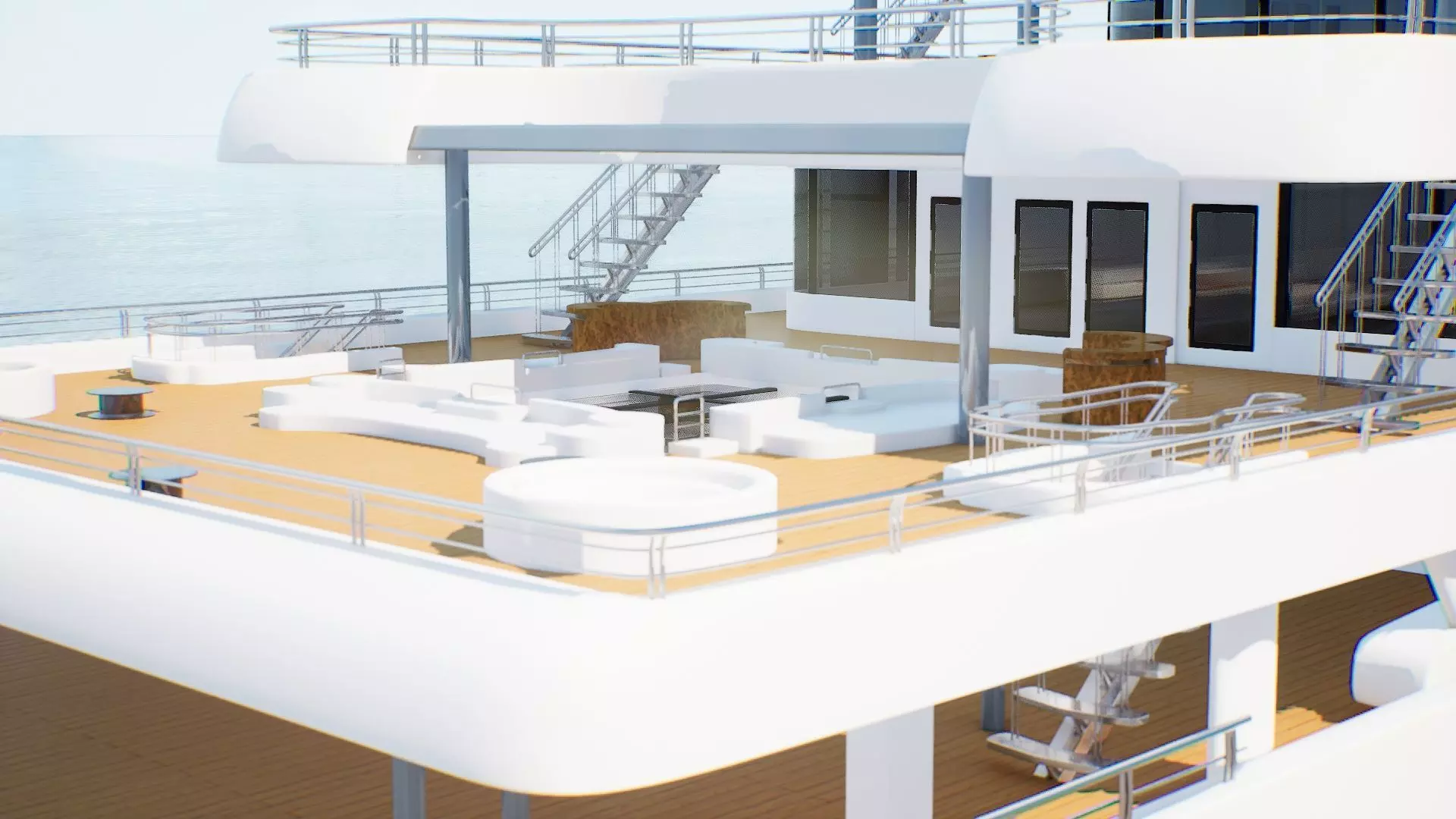 Eclipse Yacht  Ultra Realistic Low-poly 3D model_4