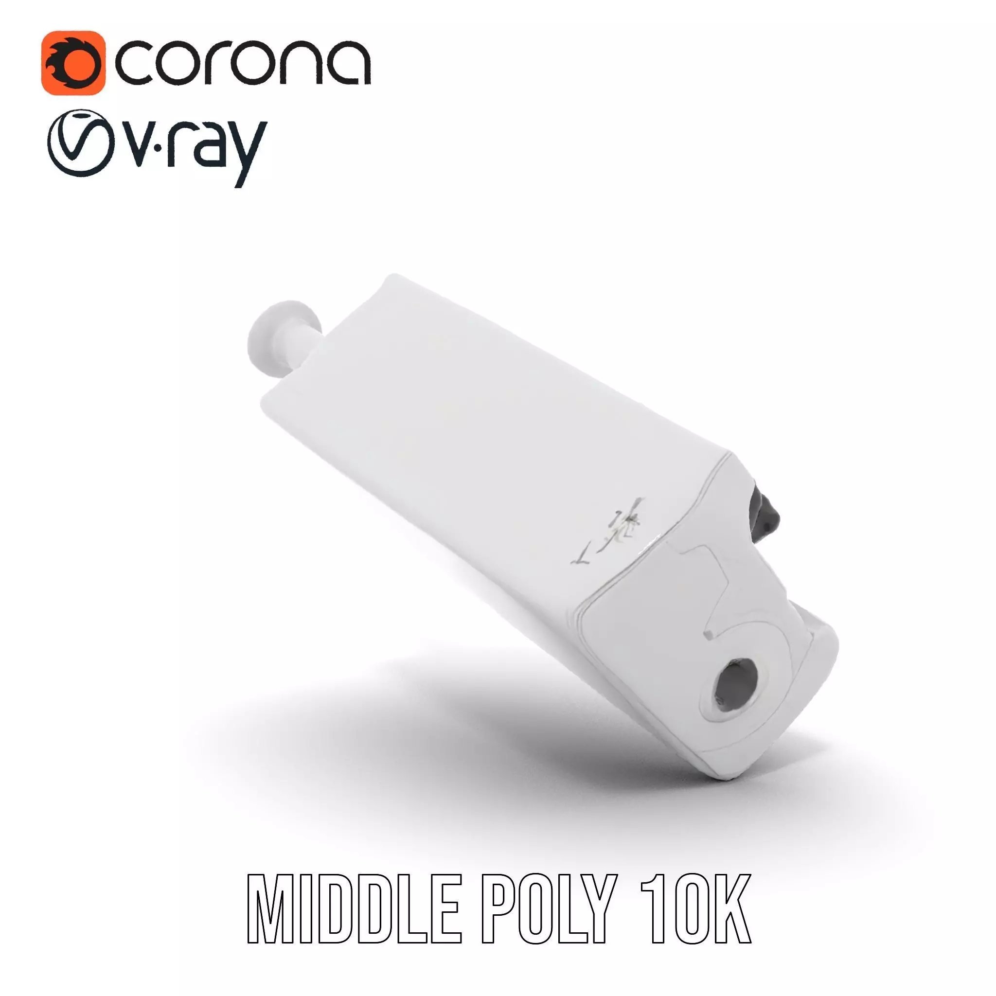 Colorful Cylinder Set Model Pack with Syringe Element Low-poly 3D model_21