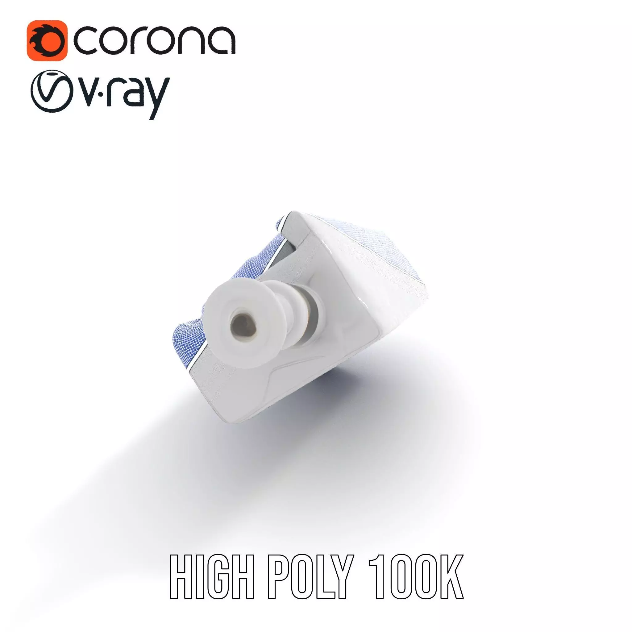 Colorful Cylinder Set Model Pack with Syringe Element Low-poly 3D model_26