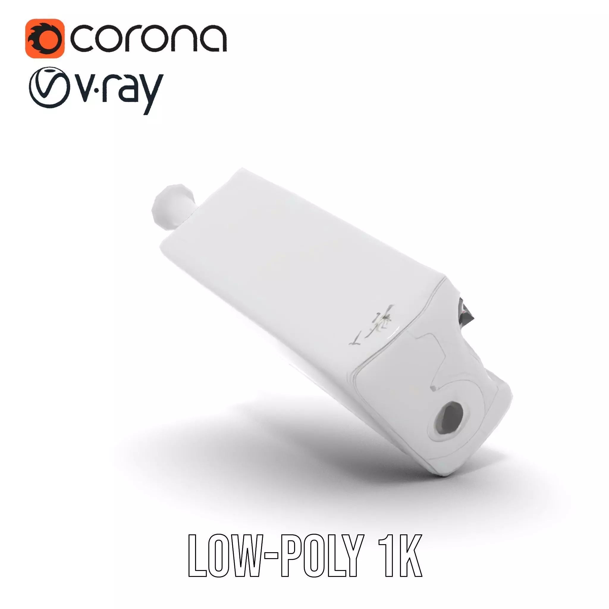 Colorful Cylinder Set Model Pack with Syringe Element Low-poly 3D model_9