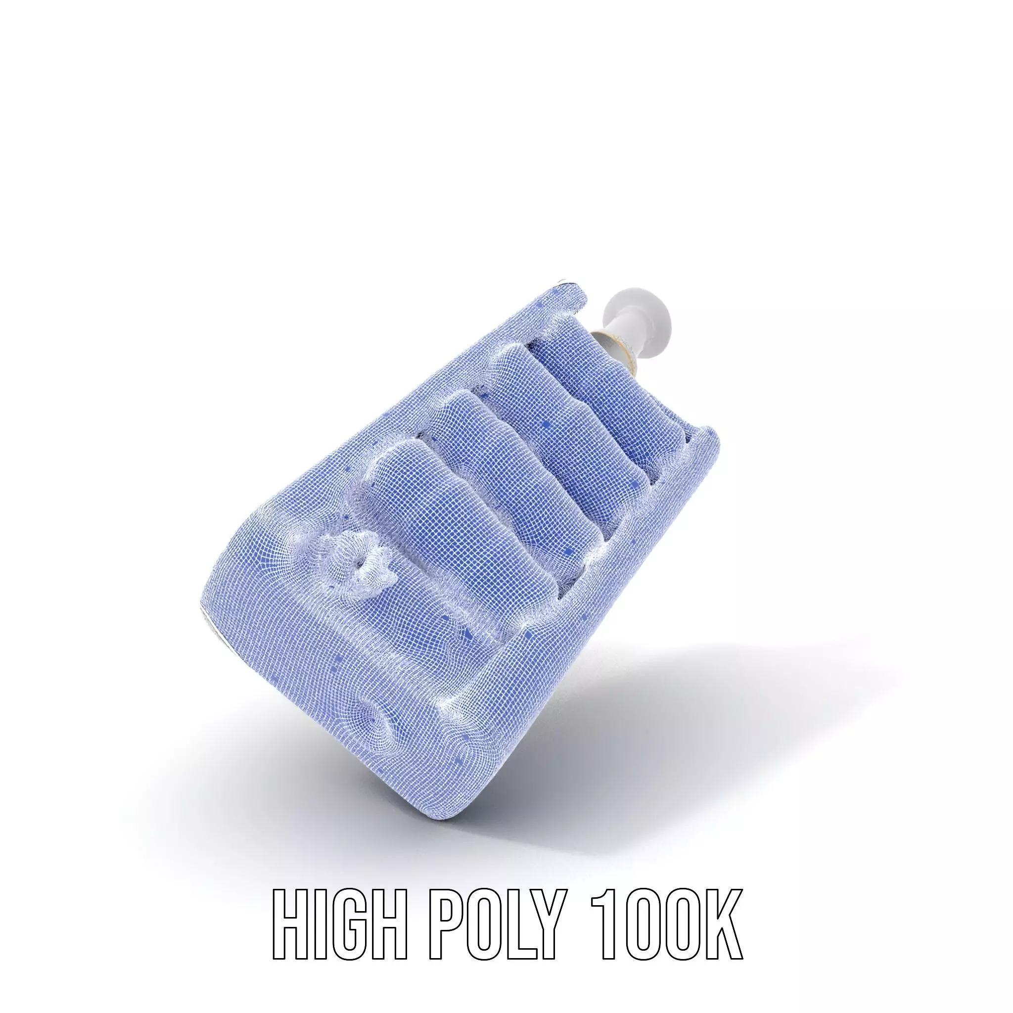 Colorful Cylinder Set Model Pack with Syringe Element Low-poly 3D model_4