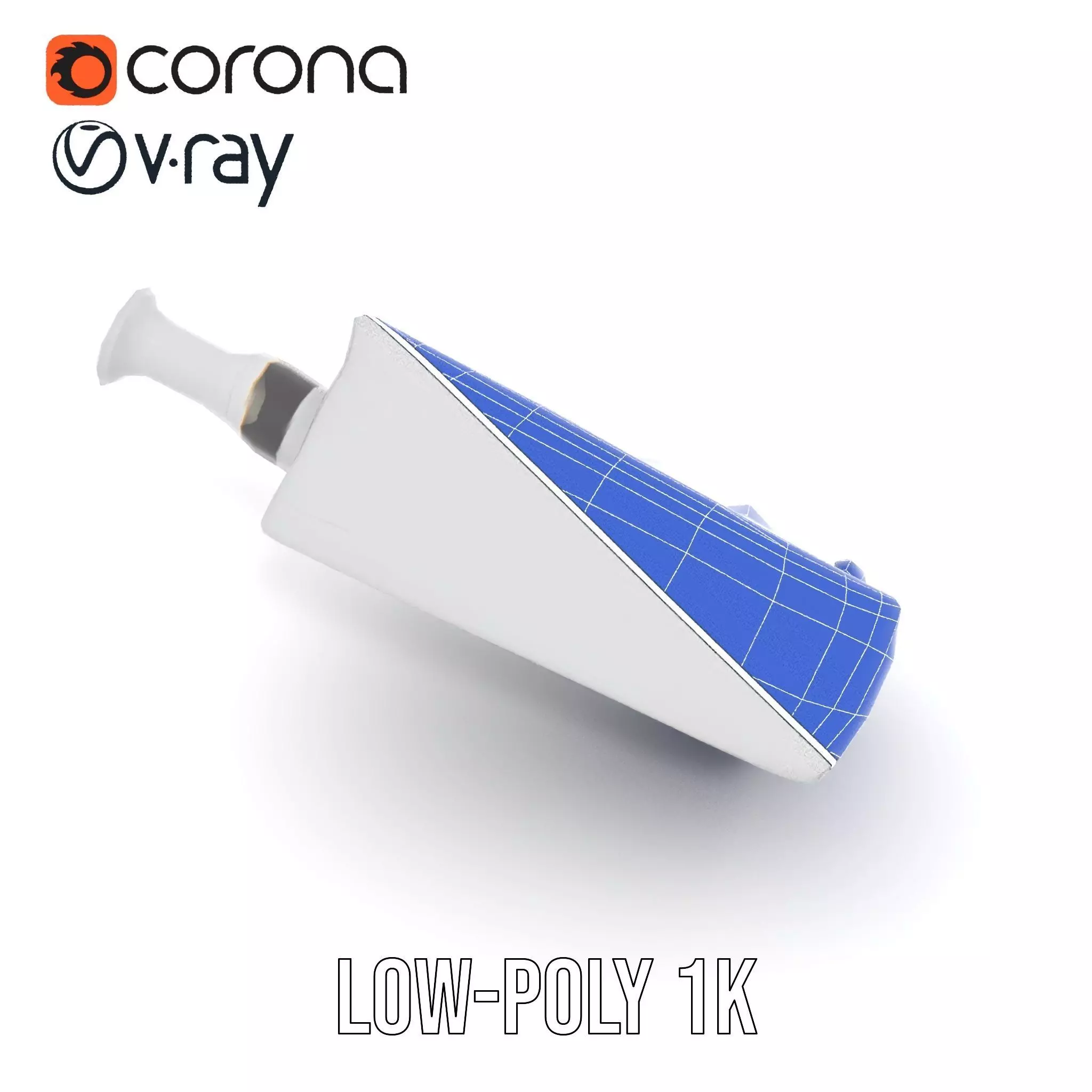 Colorful Cylinder Set Model Pack with Syringe Element Low-poly 3D model_16