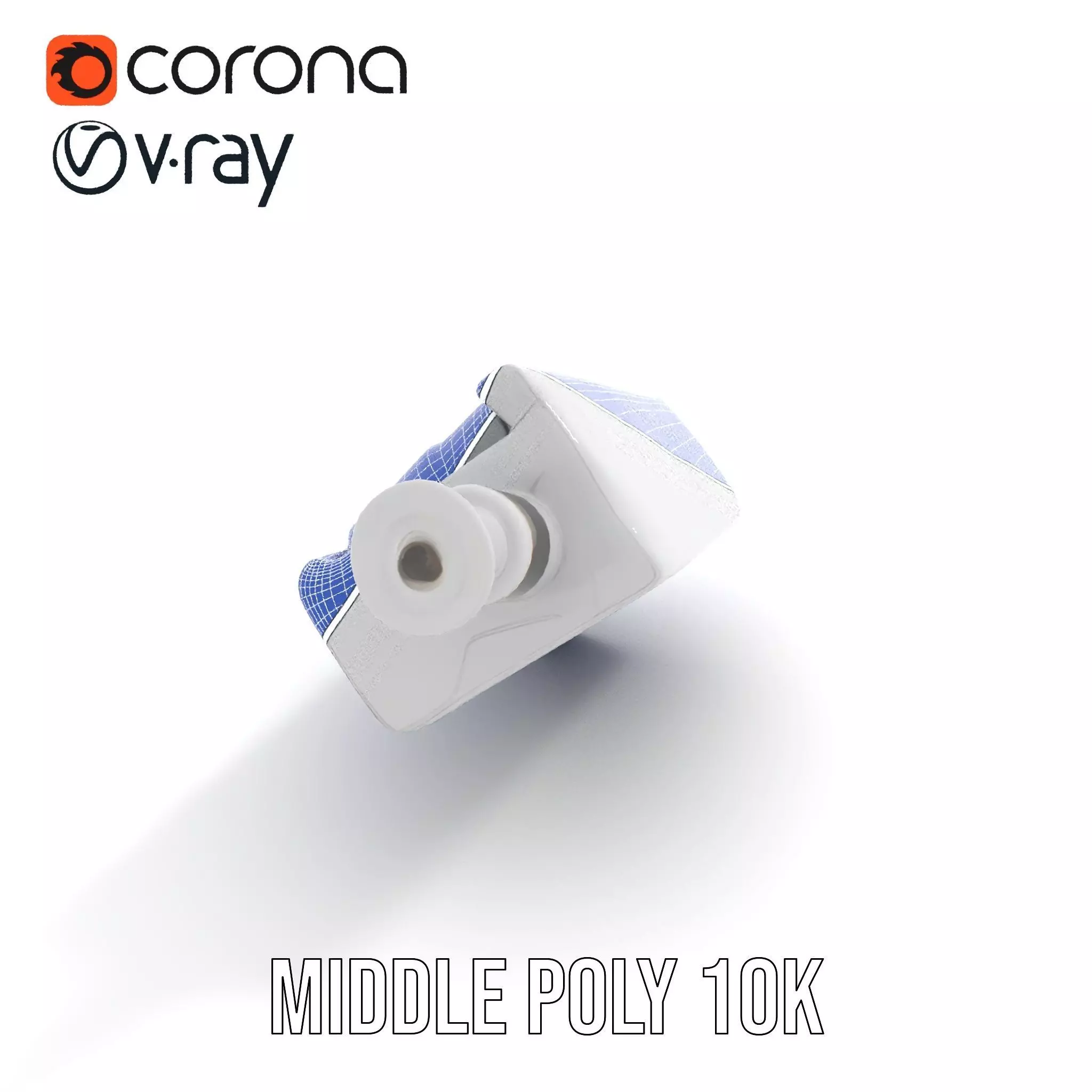 Colorful Cylinder Set Model Pack with Syringe Element Low-poly 3D model_27