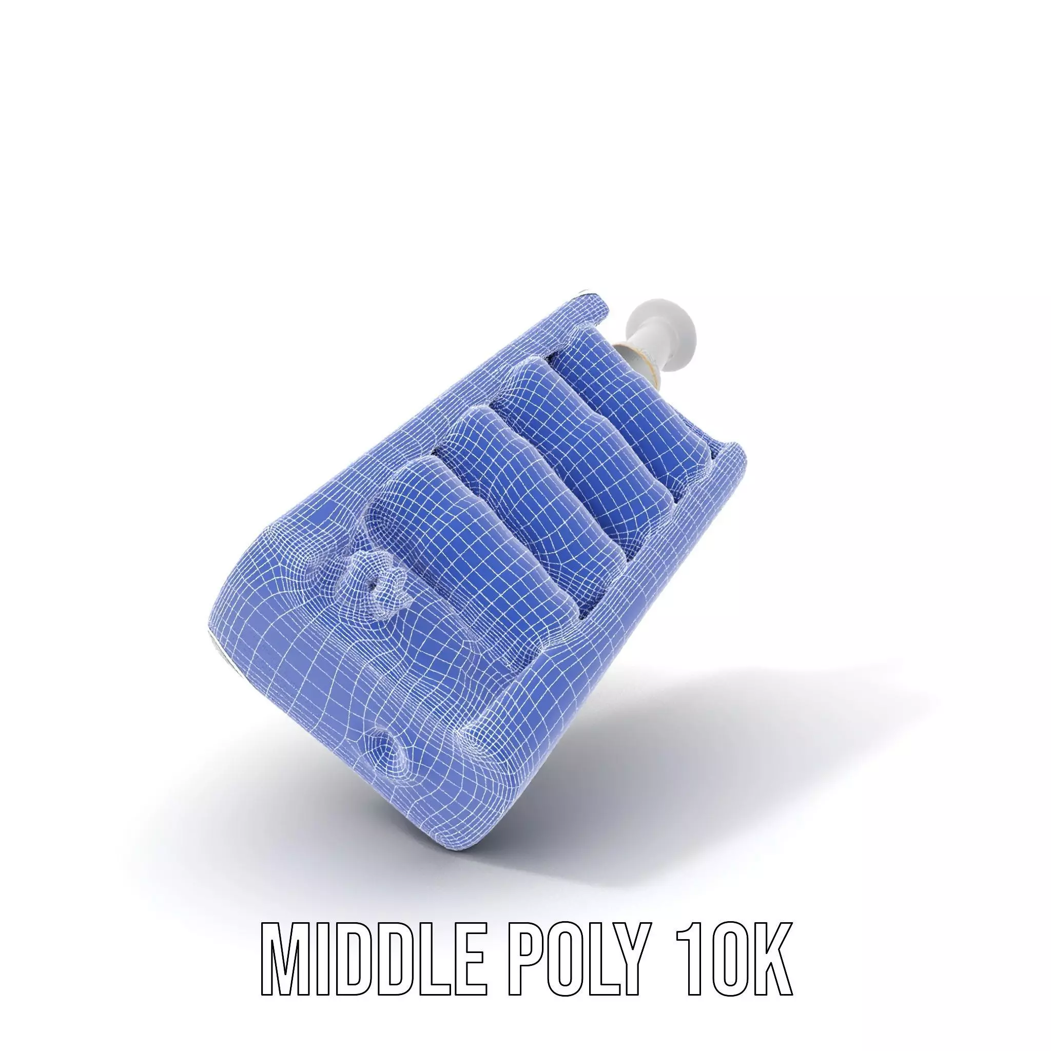 Colorful Cylinder Set Model Pack with Syringe Element Low-poly 3D model_15