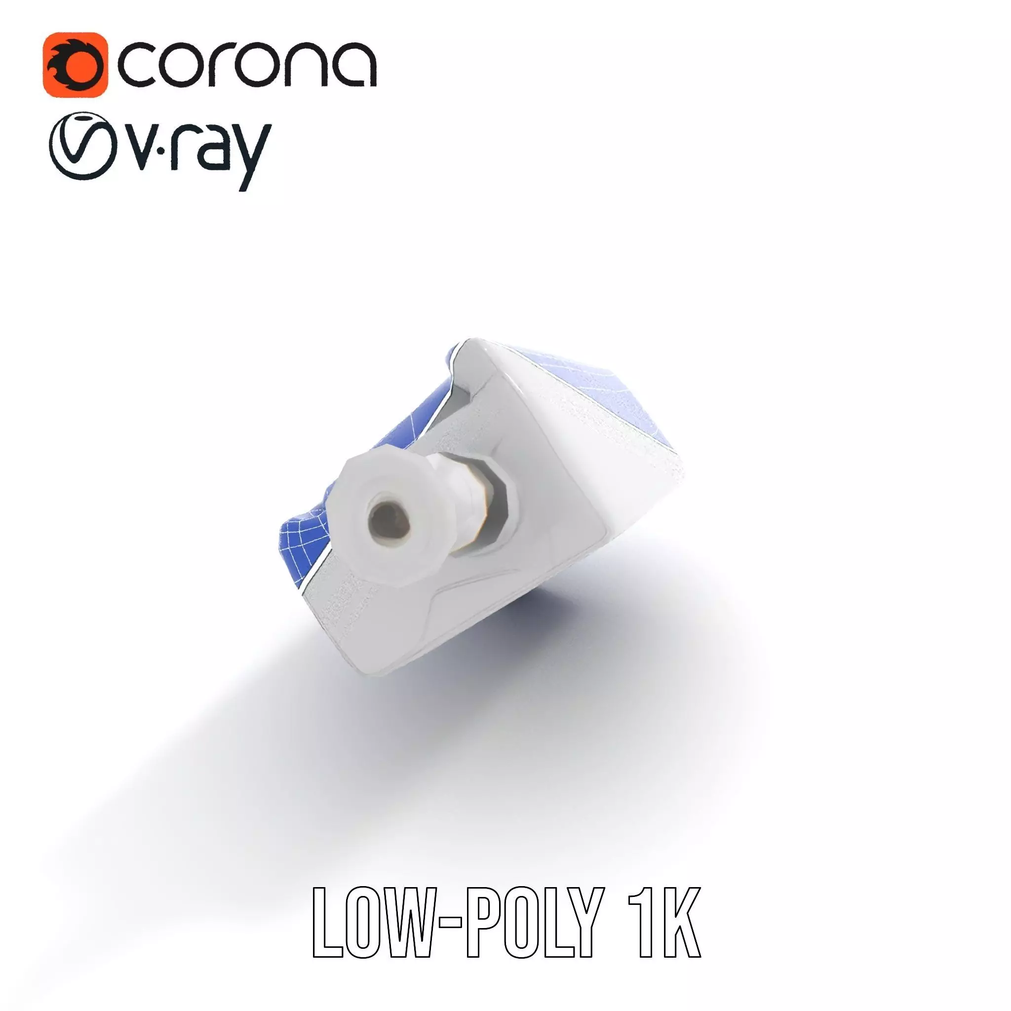 Colorful Cylinder Set Model Pack with Syringe Element Low-poly 3D model_25