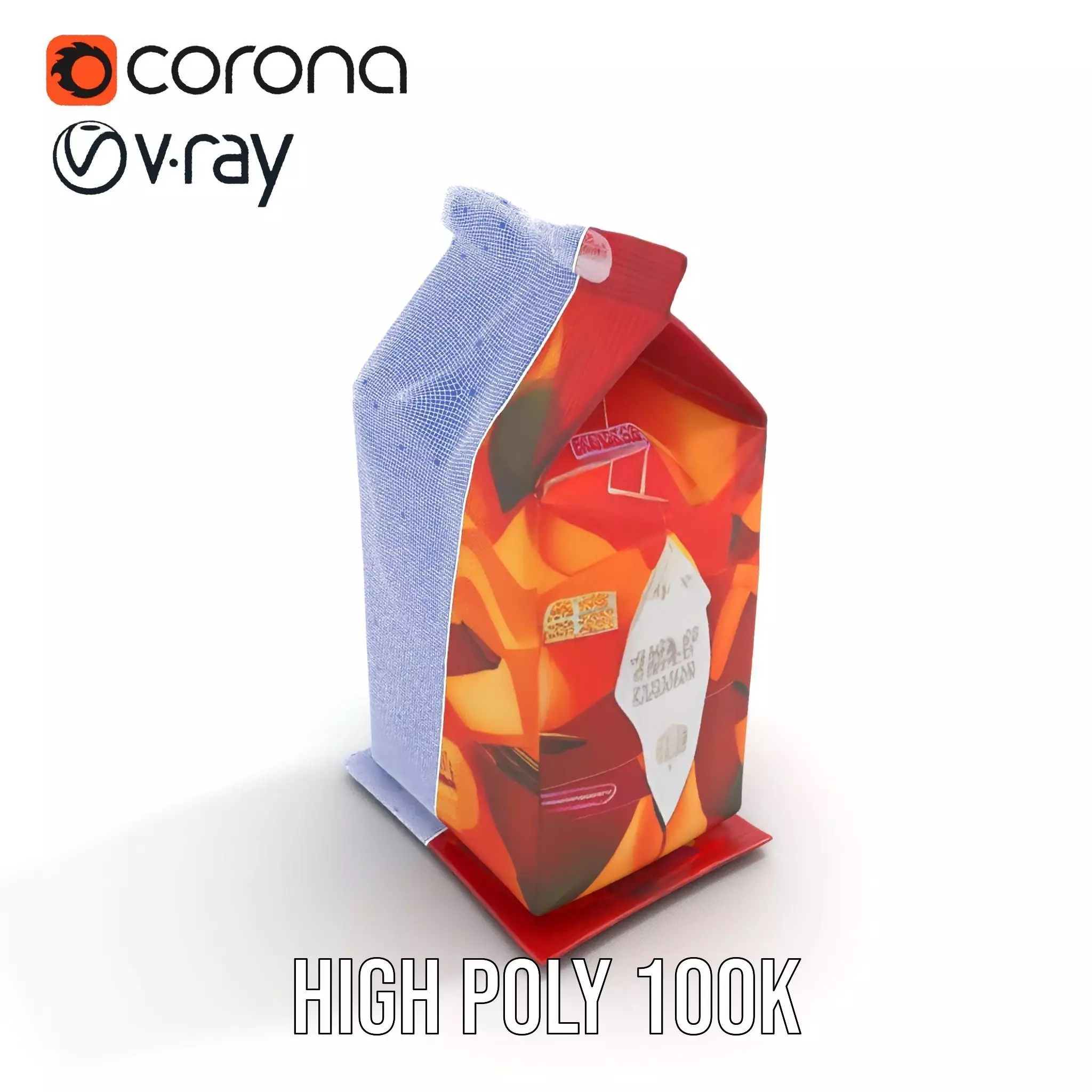 Juice Carton Thermal Heater Model Pack Low-poly 3D model_23