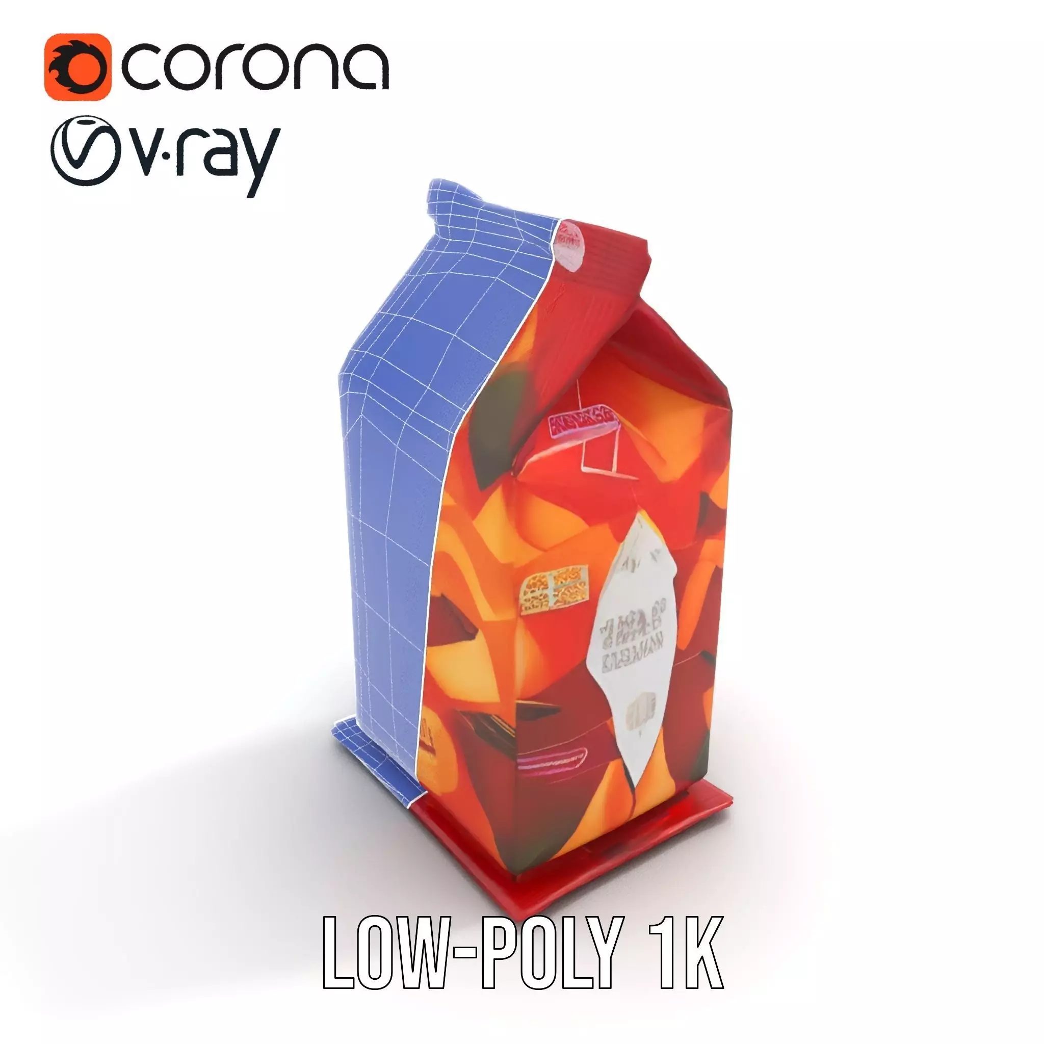 Juice Carton Thermal Heater Model Pack Low-poly 3D model_17
