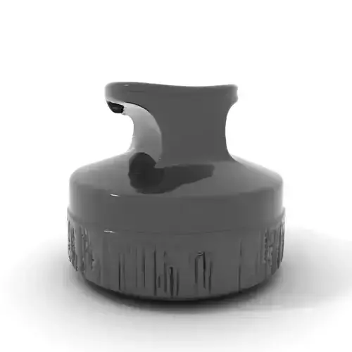 Water Bottle Cap Model Pack with Textured Detail