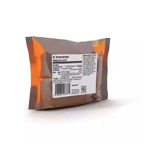 Snack Bag Model Pack with PBR Textures Low-poly 3D model 6
