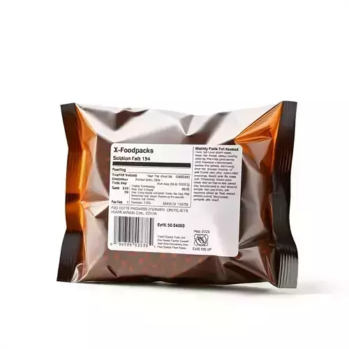 Snack Bag Model Pack with PBR Textures Low-poly 3D model 2
