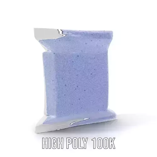 Snack Food Packaging Model Pack Low-poly 3D model 4