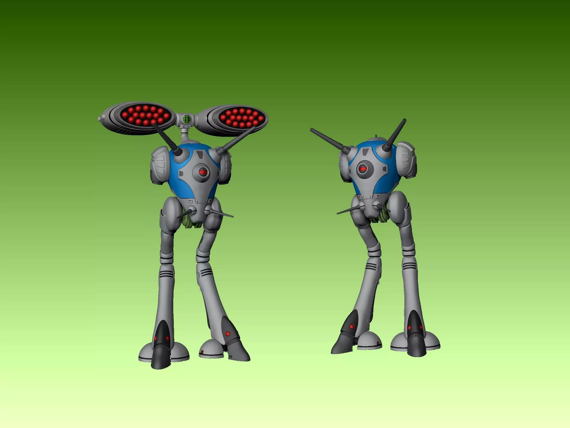 Regult missile pod 3D print model_18