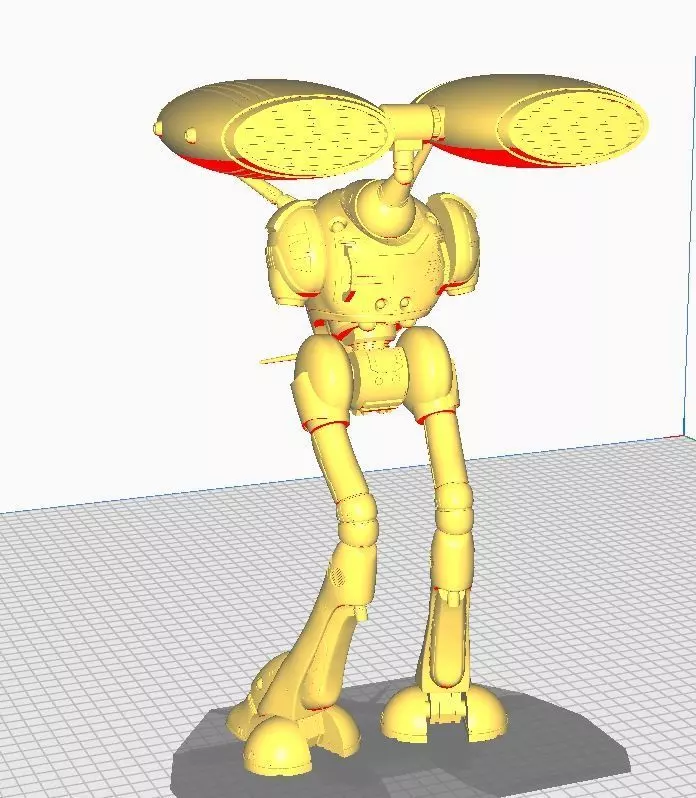 Regult missile pod 3D print model_7