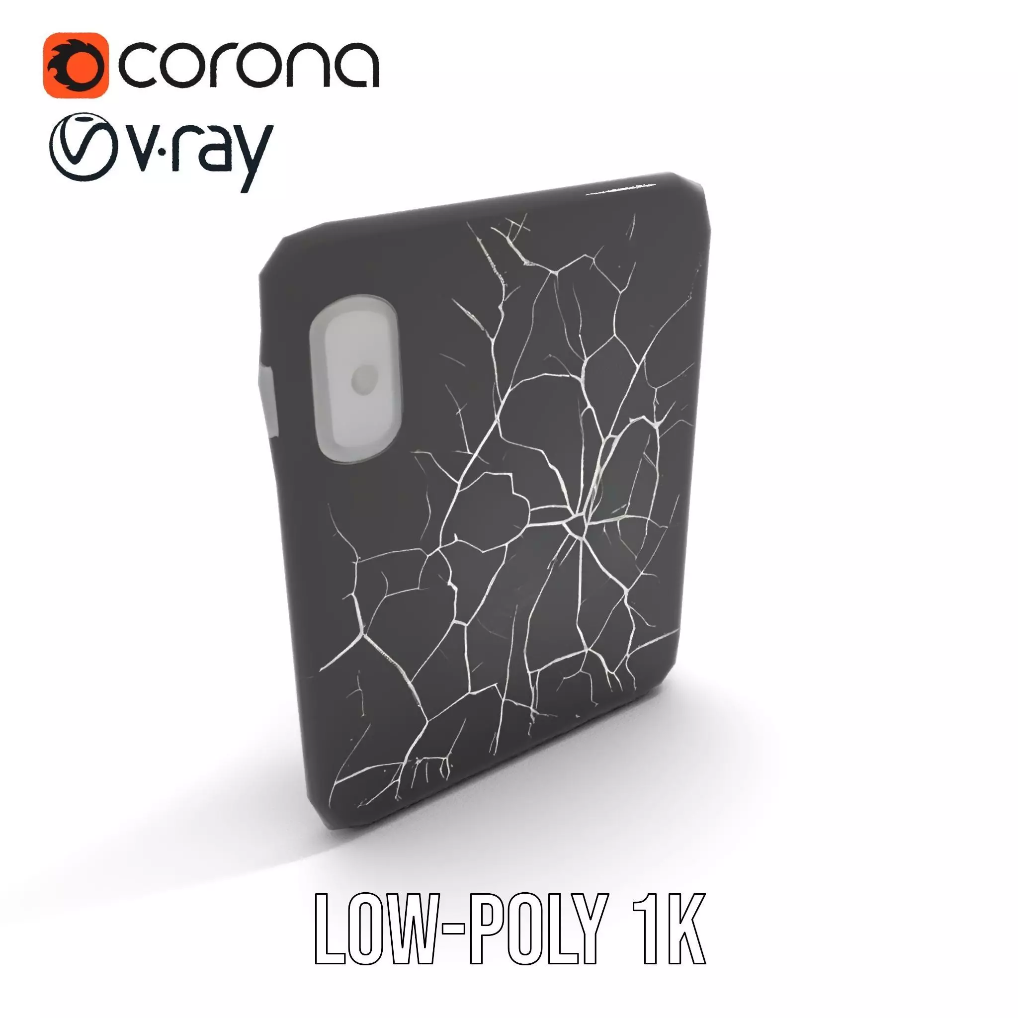 Cracked Screen Tablet Model Pack Low-poly 3D model_26