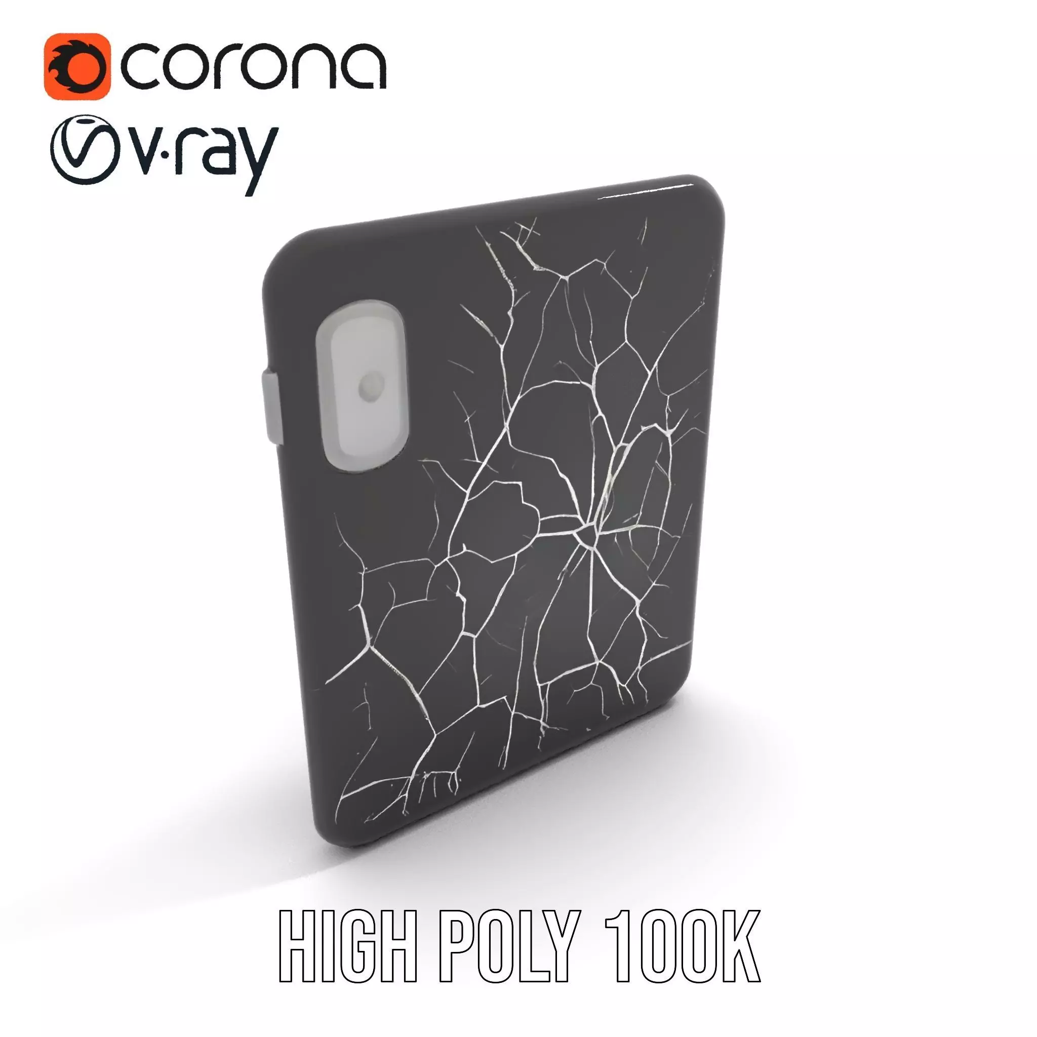 Cracked Screen Tablet Model Pack Low-poly 3D model_21