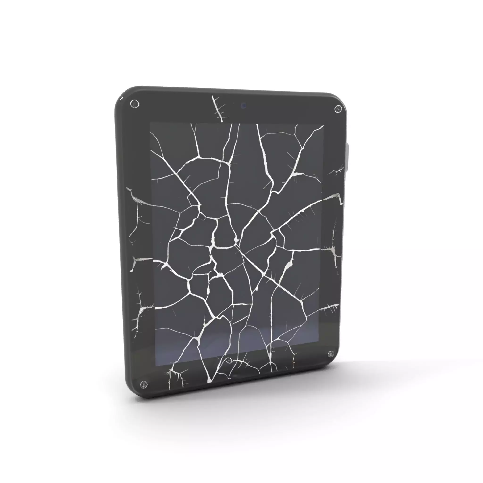 Cracked Screen Tablet Model Pack Low-poly 3D model_0