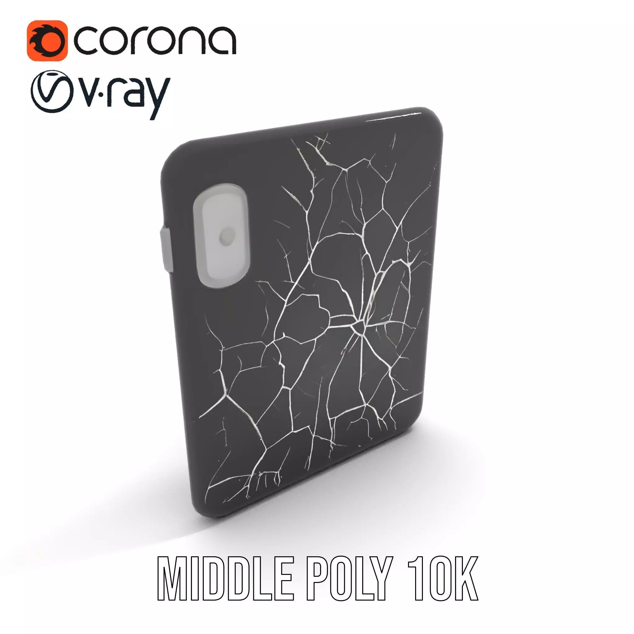 Cracked Screen Tablet Model Pack Low-poly 3D model_14