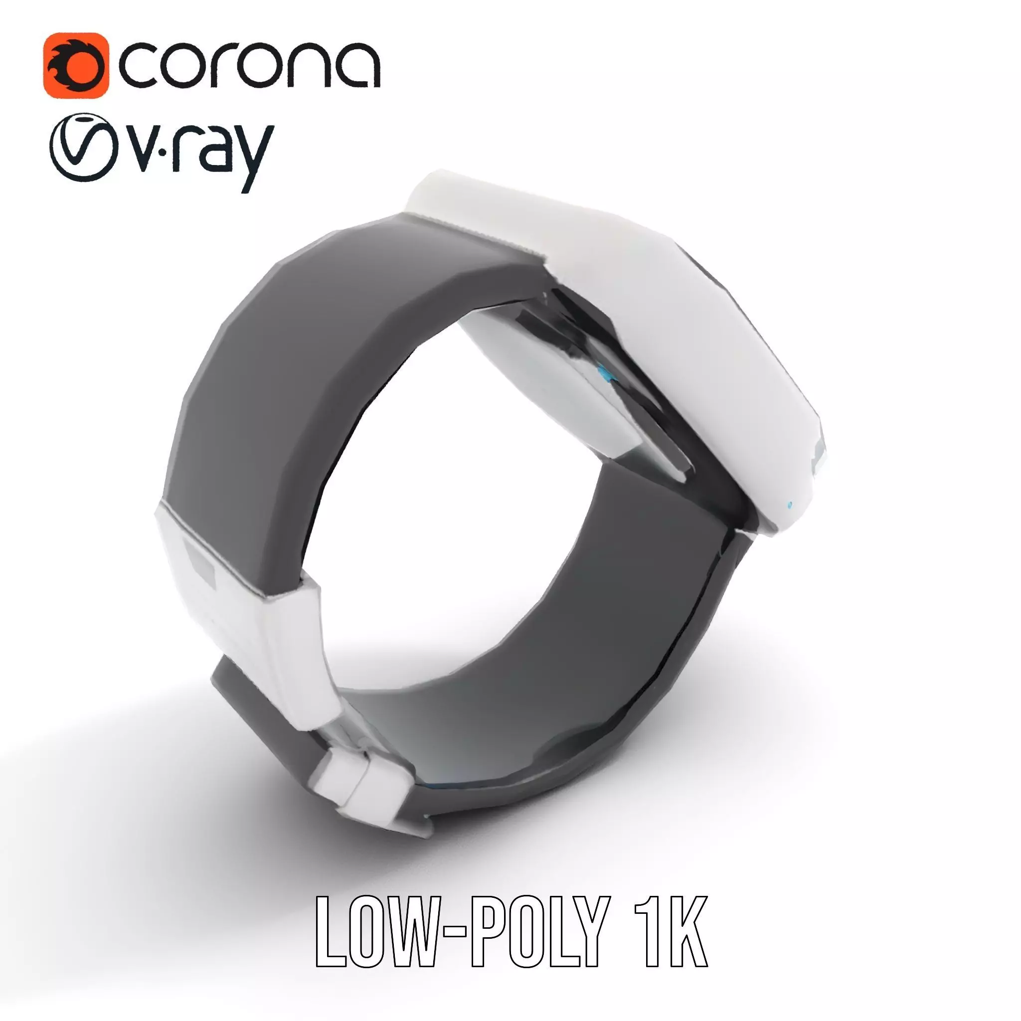 VitaScan Smartwatch Model Pack Low-poly 3D model_20