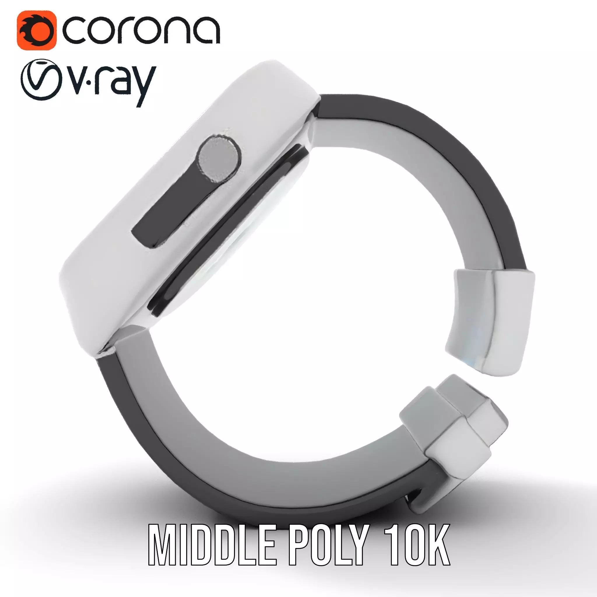 VitaScan Smartwatch Model Pack Low-poly 3D model_5