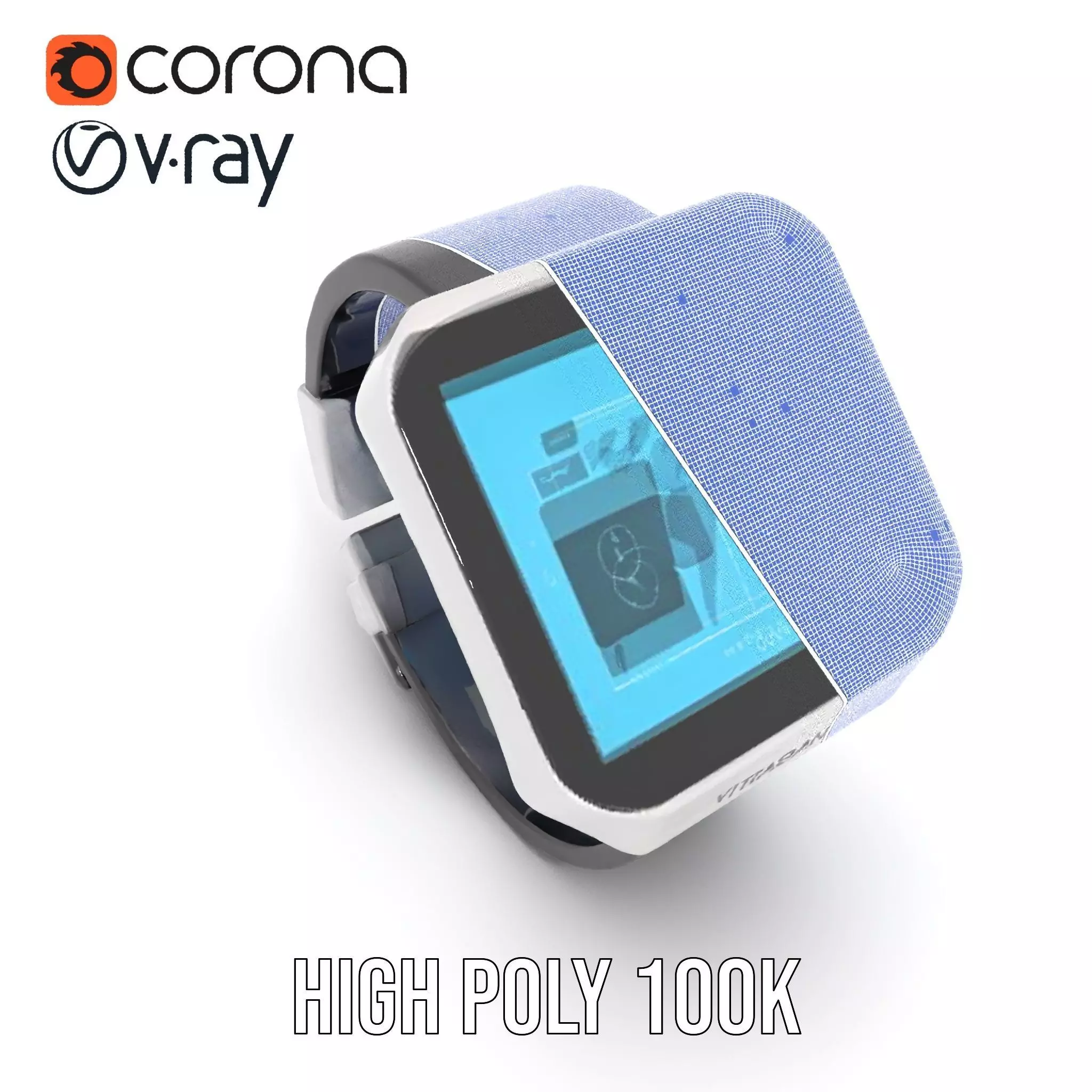 VitaScan Smartwatch Model Pack Low-poly 3D model_33