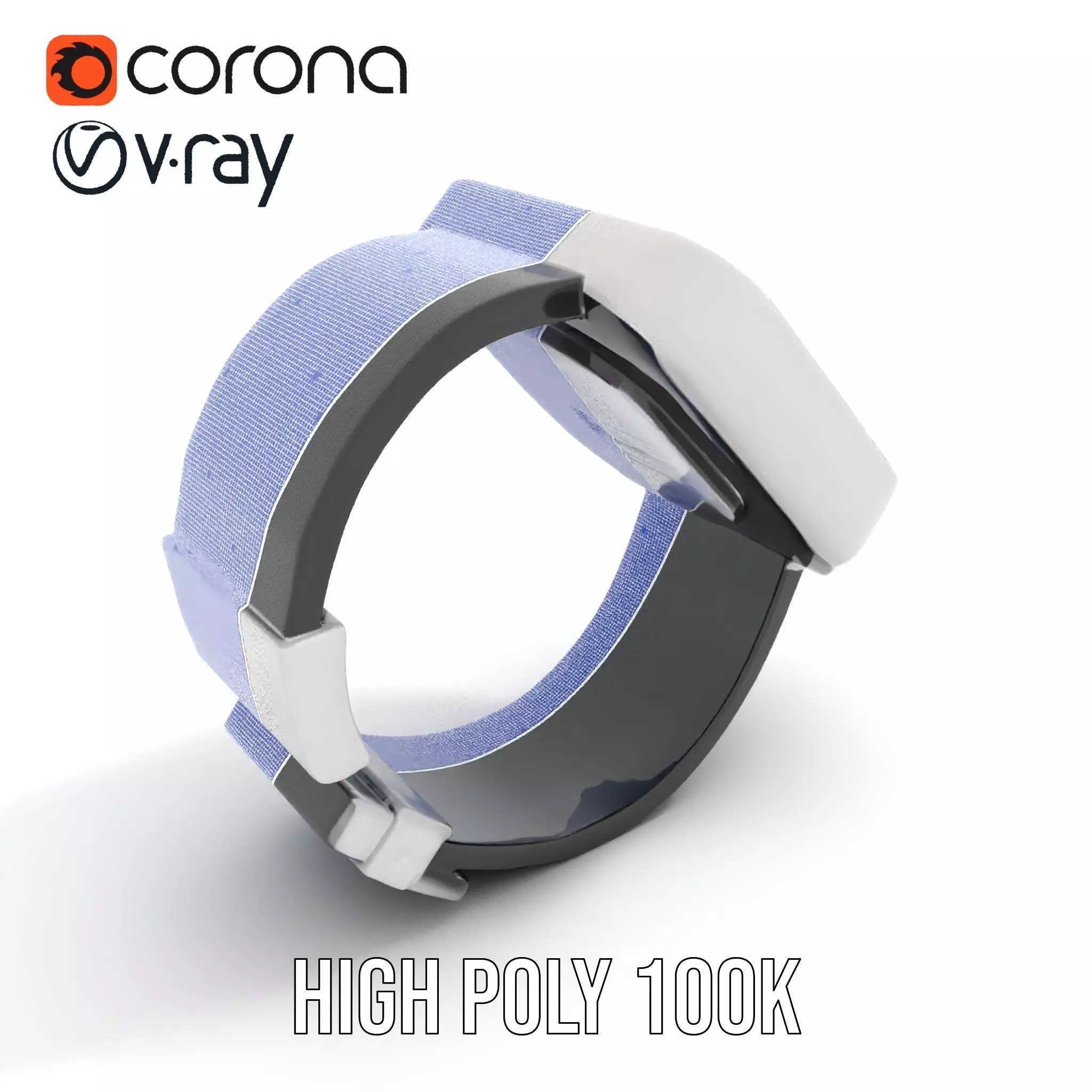 VitaScan Smartwatch Model Pack Low-poly 3D model_34