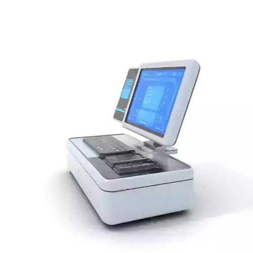 Futuristic DualScreen Computer Terminal Model Pack